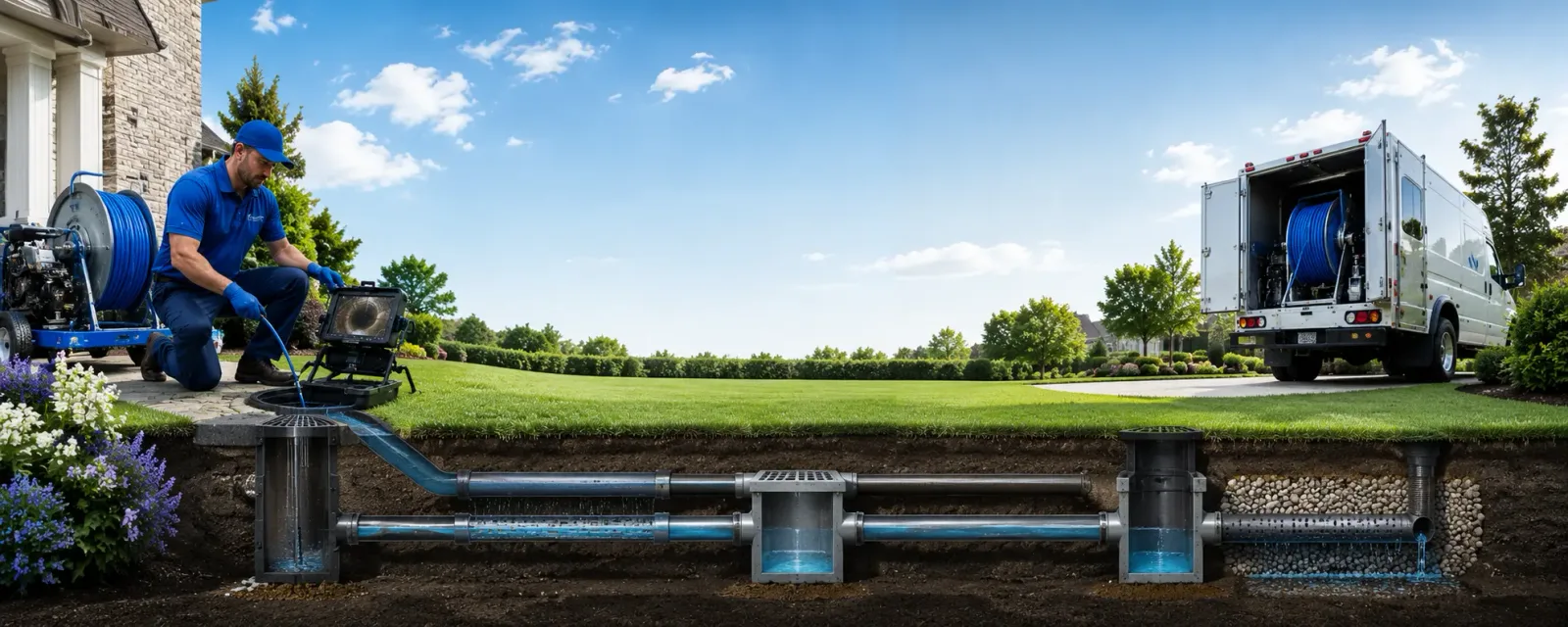 Outdoor drain cleaning information for Emmetsburg, IA